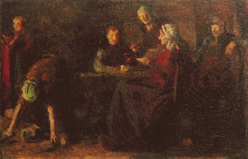 Krehbiel Painting of Dutch Interior
